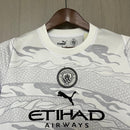 Manchester City edição especial off-white 24/25 - Kit Infantil