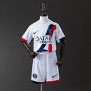 PSG white Away 24/25 - Kit Infantil
