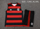 Flamengo kit adulto rubro negro (masculino) - 2025