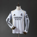 Real Madrid Home 2025/26 - Versão Torcedor (Manga Longa)