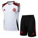 Flamengo kit adulto branco (masculino) - 2025