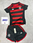 Flamengo kit adulto rubro negro - 2025 - Versão Feminina
