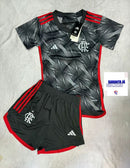 Flamengo kit adulto cinza escuro - 2025 - Versão Feminina